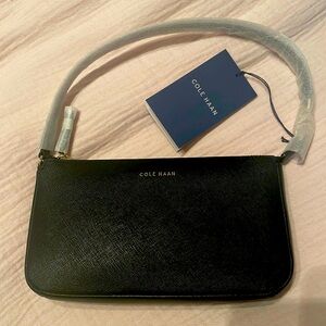 NWT Black Cole Haan Go Anywhere Wristlet